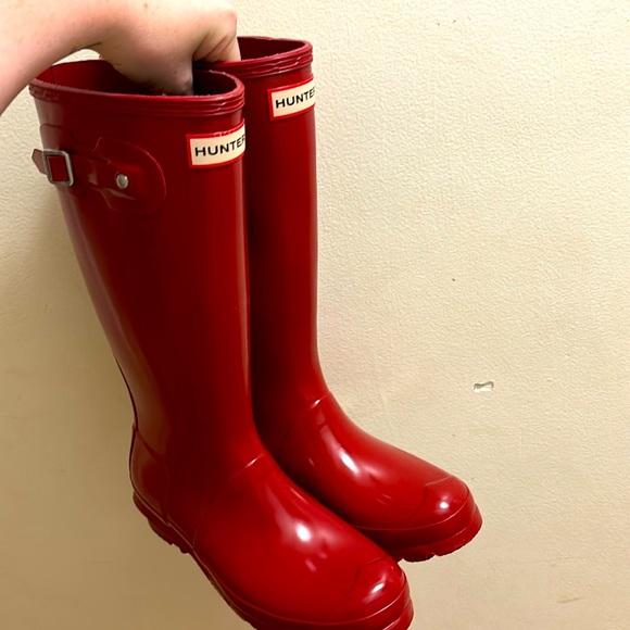 Hunter Tall Gloss Rain Boots - Picture 1 of 5